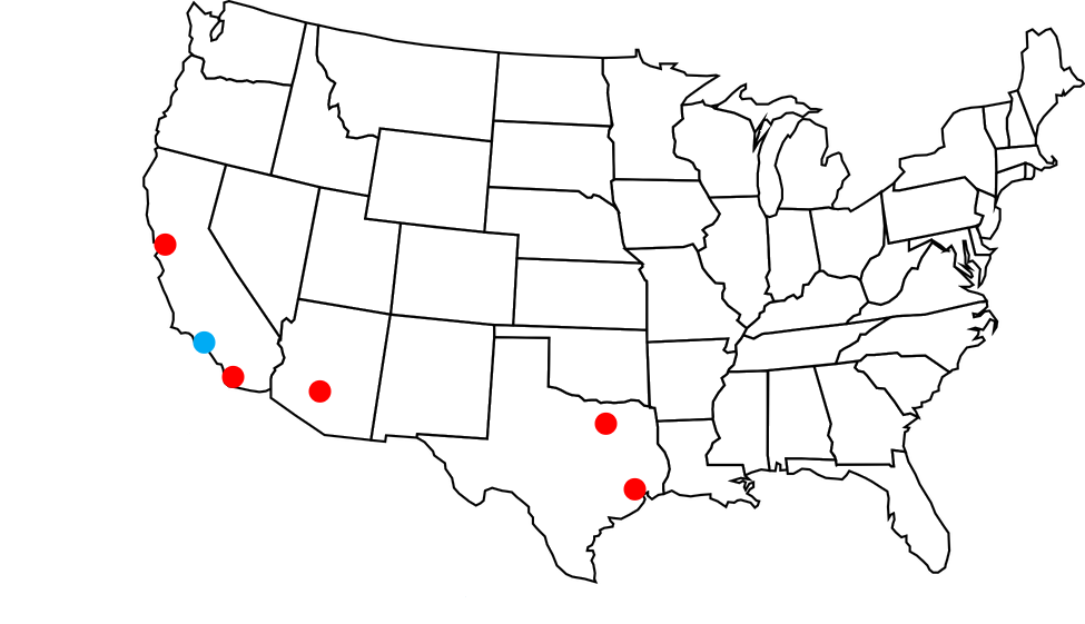 usa map locations
